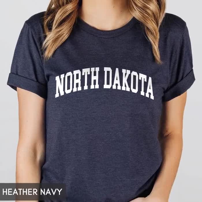 North Dakota Shirt, State of North Dakota Family Vacation Outfit